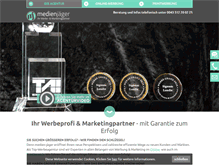 Tablet Screenshot of medienjaeger.at